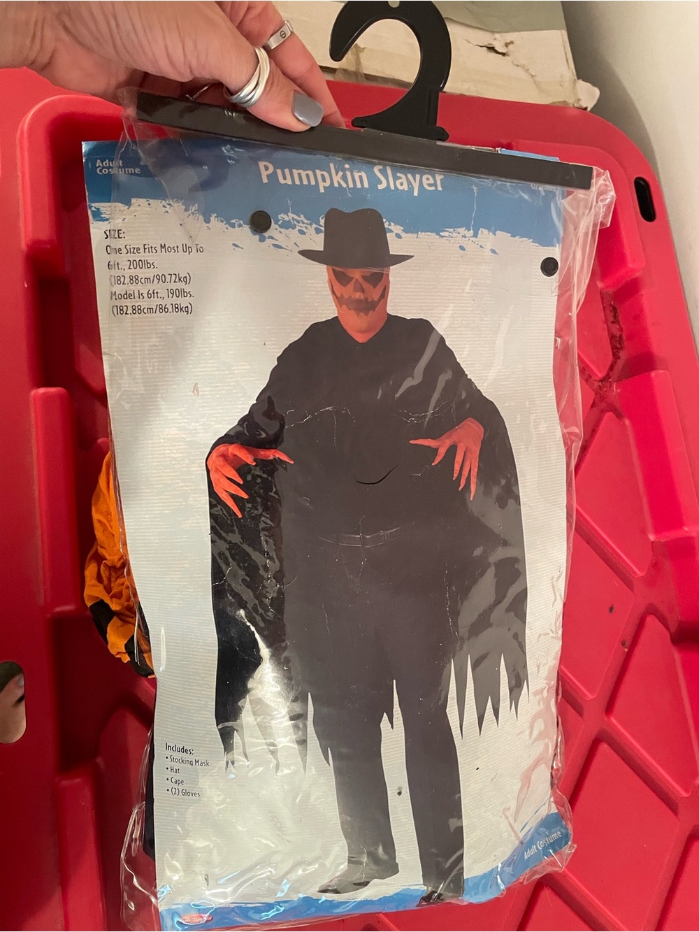 Pumpkin Slayer Costume - Black & Orange